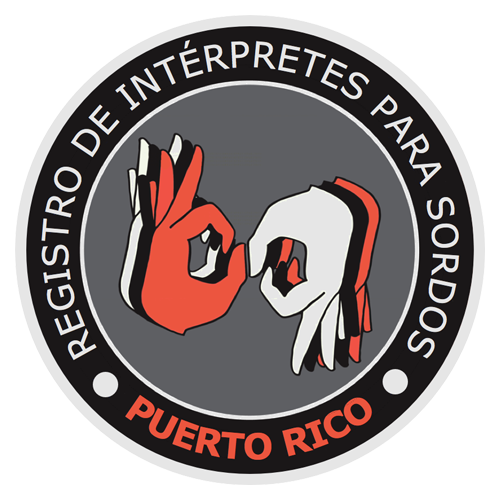 Logo Registro de intérpretes para Sordos de Puerto Rico (RISPRI)
